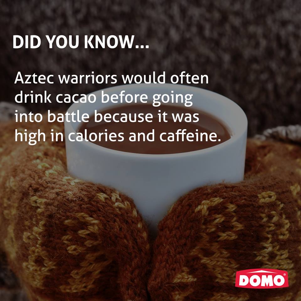 Drink cacao to be stronger!